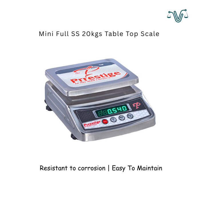 MIni SS 20 Kg Table Top Scale