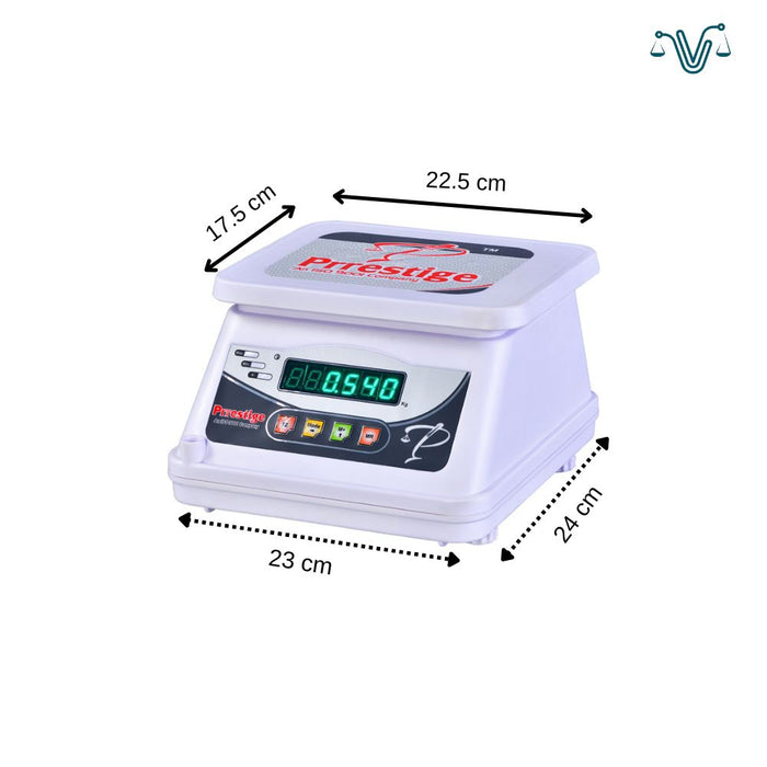 Prrestige W Series 20Kgs Table Top Scale